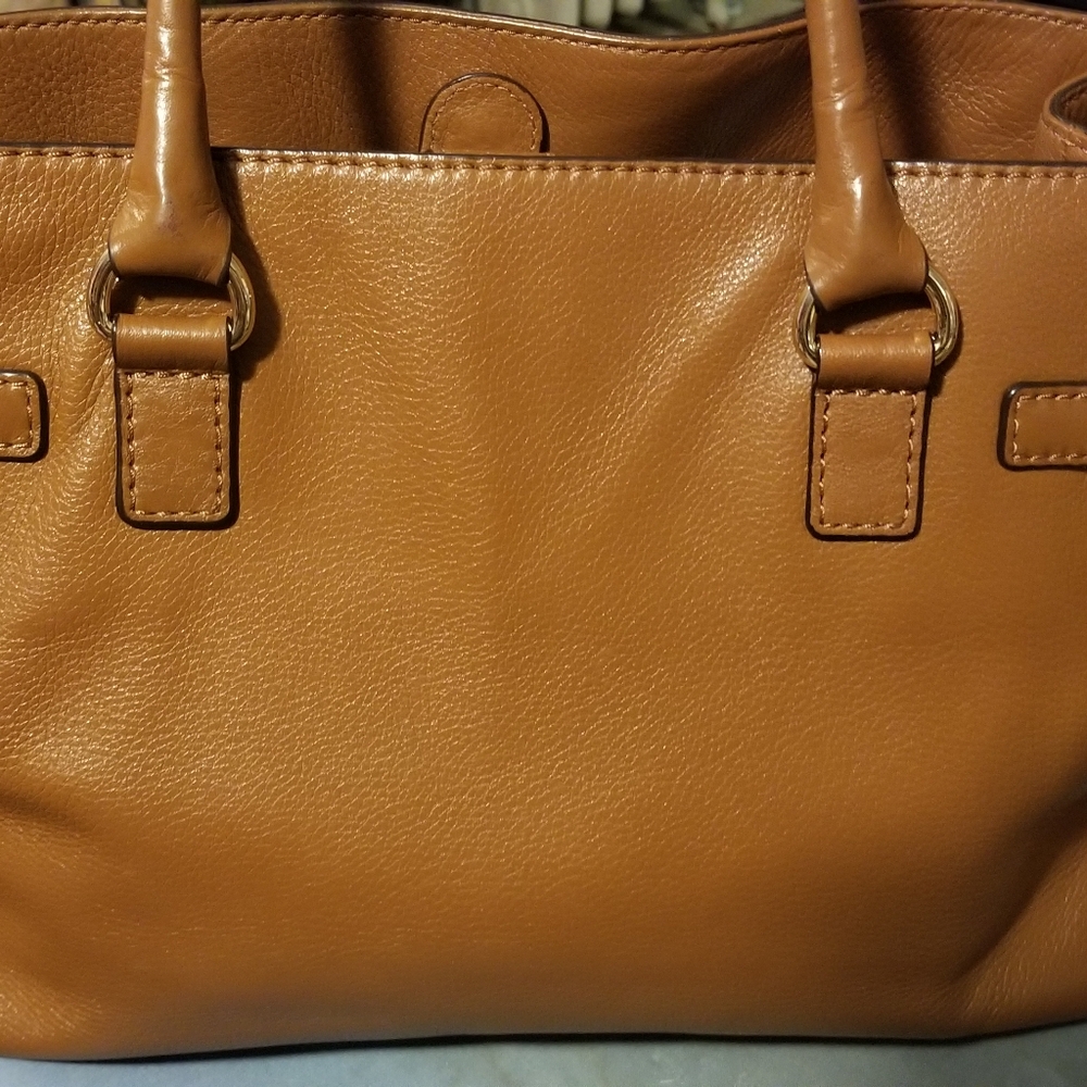 EUC Vintage Michael Kors Pebbled Leather Hamilton Satchel - Picture 5 of 16